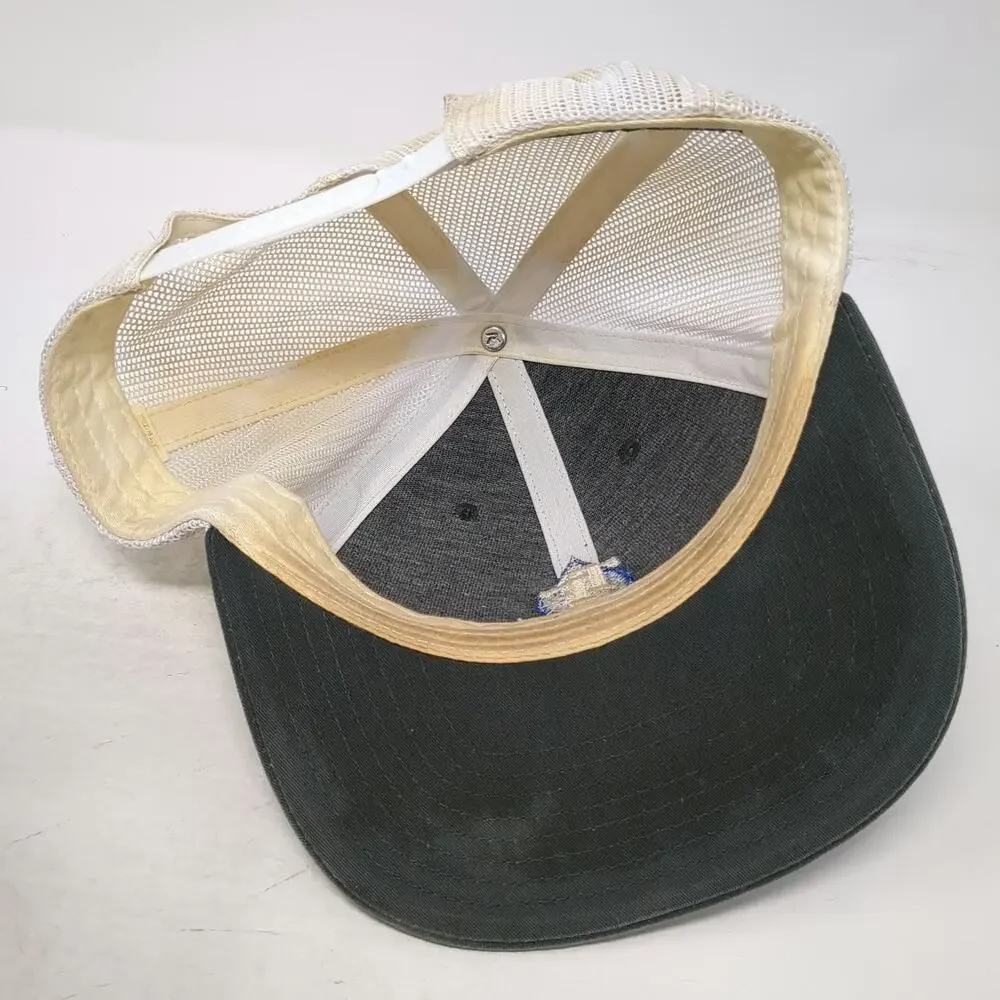 Richardson Trucker Hat Gray One Size TF Water Department Logo Snapback Mesh Cap